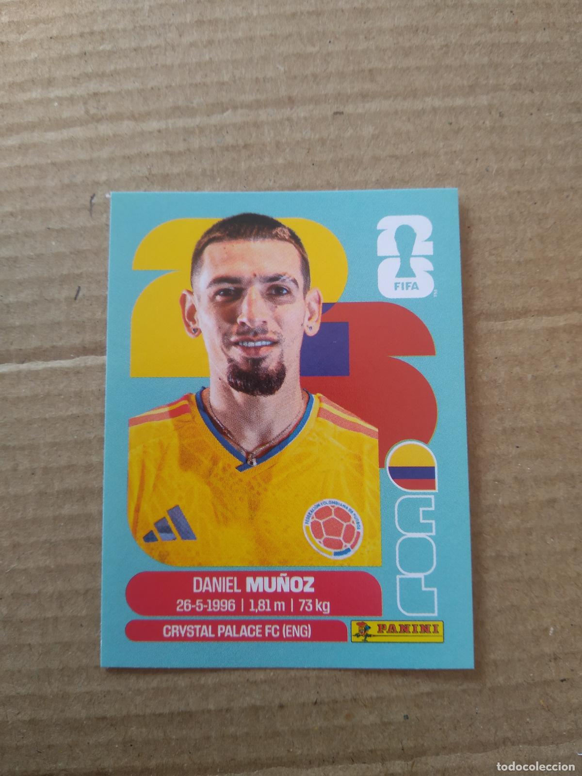 Cromos de f&uacute;tbol: COL 6 DANIEL MU&Ntilde;OZ COLOMBIA CROMO FUTBOL PANINI MUNDIAL 2026 WORLD CUP COPA DEL MUNDO