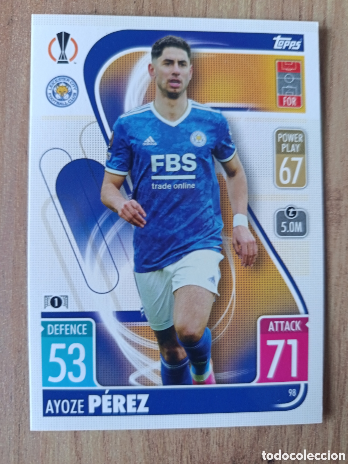 Cromos de f&uacute;tbol: 98 P&eacute;rez CHAMPIONS LEAGUE MATCH ATTAX TOPPS 2021-2022 21-22