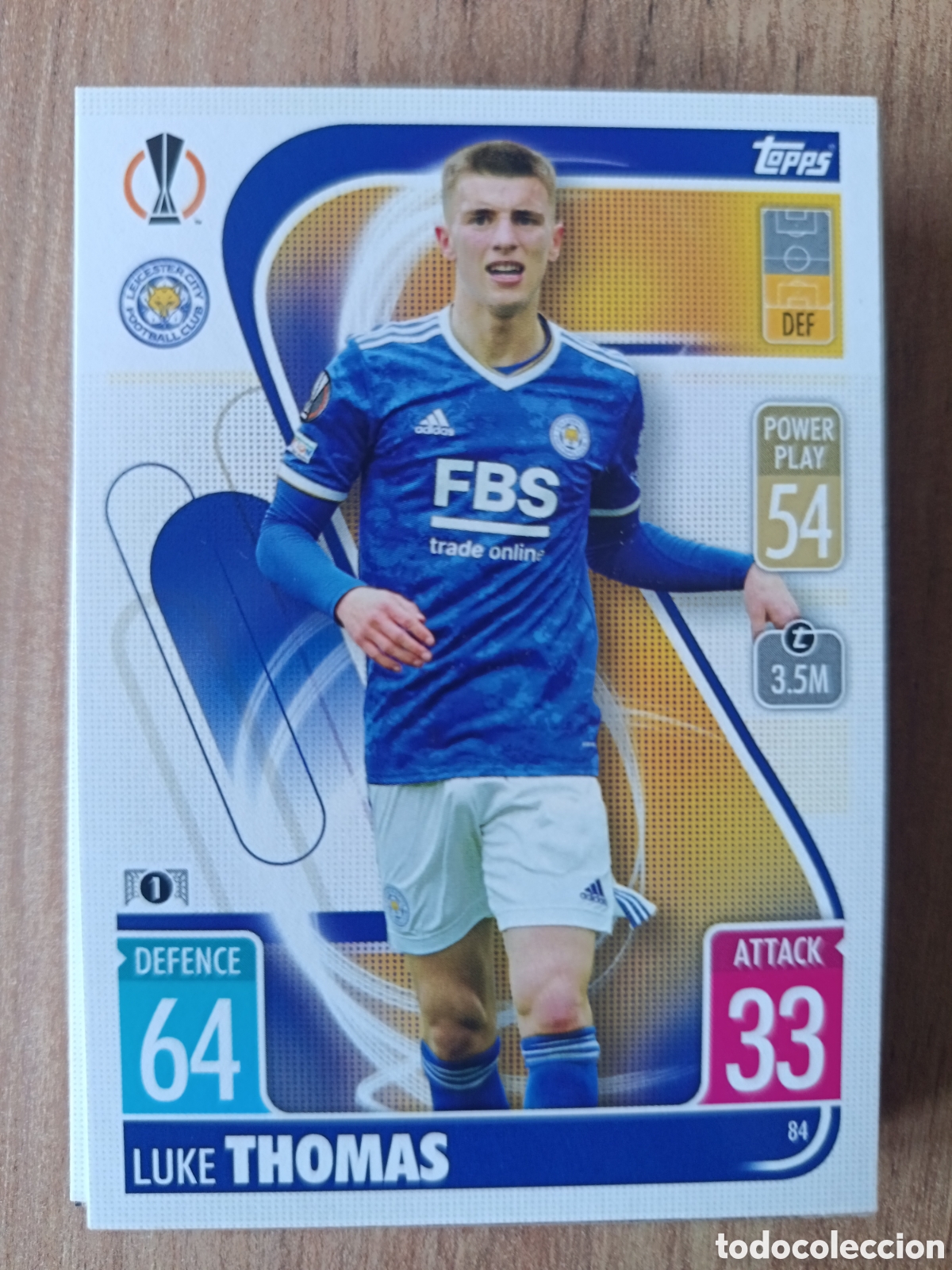 Cromos de f&uacute;tbol: 84 Thomas CHAMPIONS LEAGUE MATCH ATTAX TOPPS 2021-2022 21-22