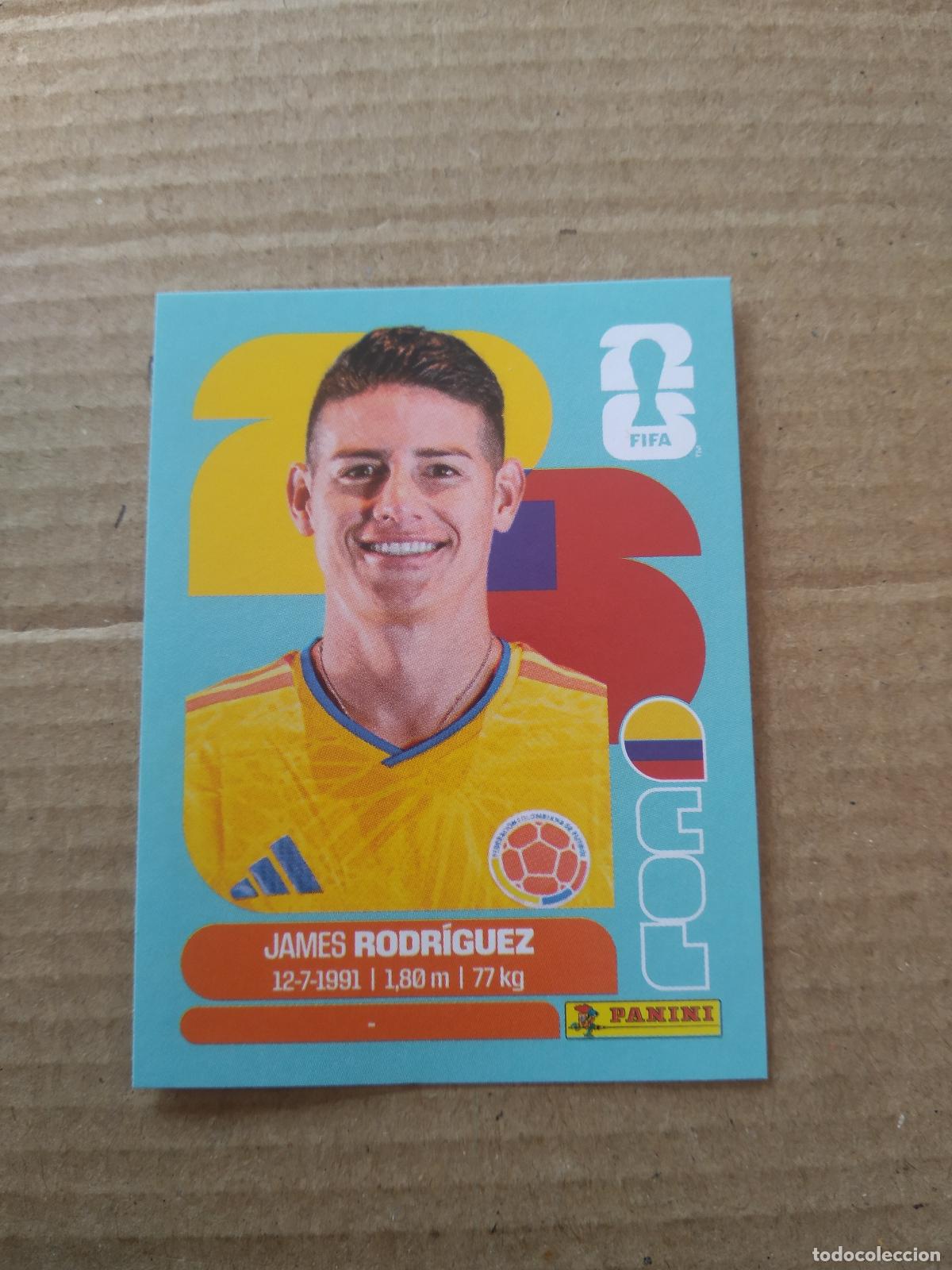 Cromos de f&uacute;tbol: COL 14 JAMES RODRIGUEZ COLOMBIA CROMO FUTBOL PANINI MUNDIAL 2026 WORLD CUP COPA DEL MUNDO