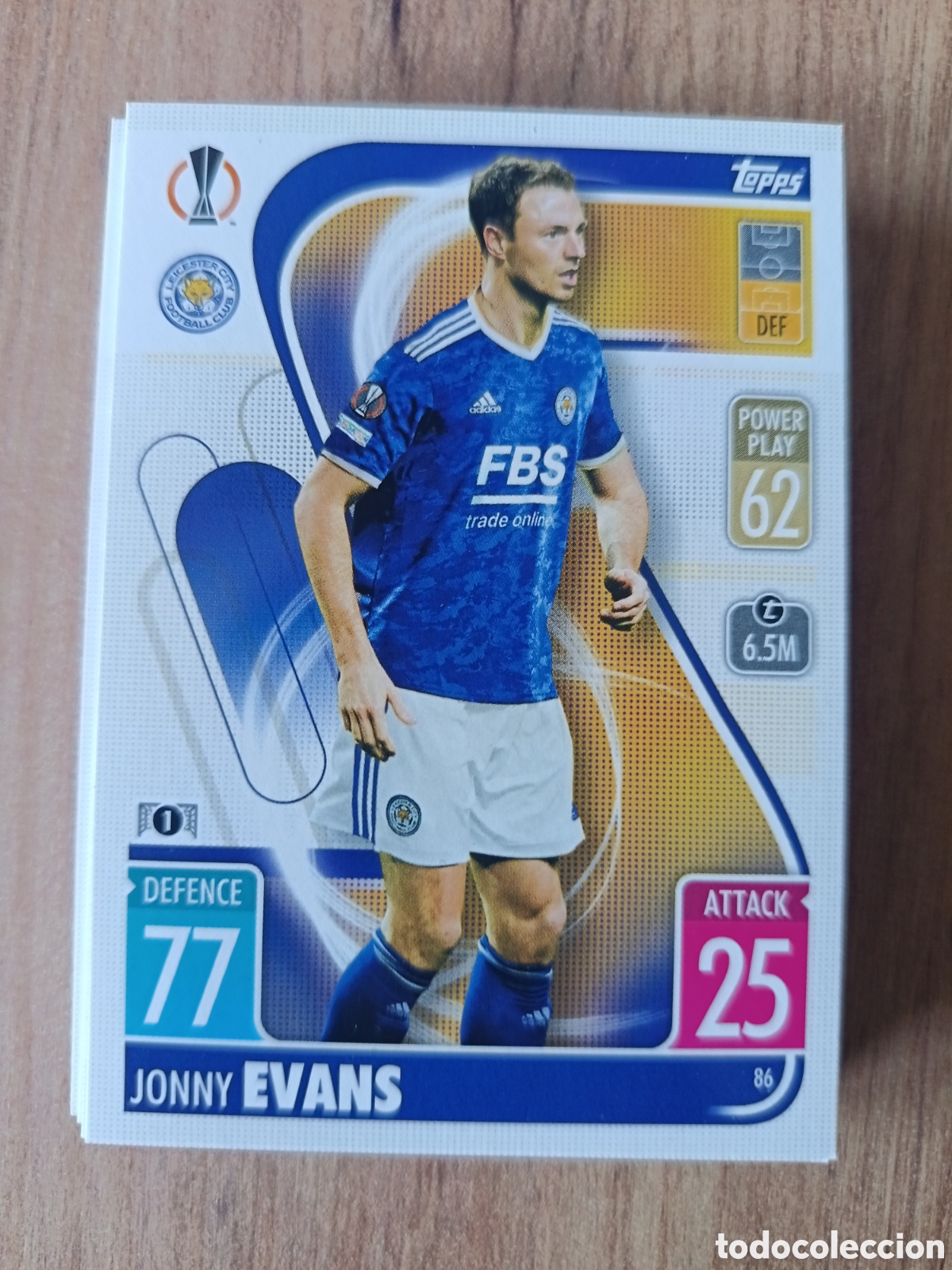 Cromos de f&uacute;tbol: 86 Evans CHAMPIONS LEAGUE MATCH ATTAX TOPPS 2021-2022 21-22