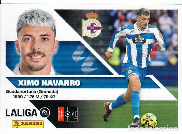 Cromos de f&uacute;tbol: CROMO PANINI LIGA ESTE 26 27 - N&ordm; 9 A - XIMO NAVARRO - DEPORTIVO LA CORU&Ntilde;A