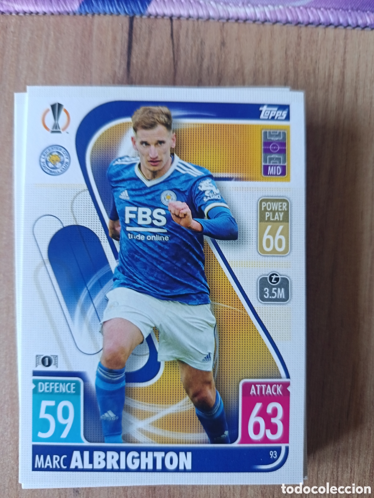 Cromos de f&uacute;tbol: 93 AlBrighton CHAMPIONS LEAGUE MATCH ATTAX TOPPS 2021-2022 21-22