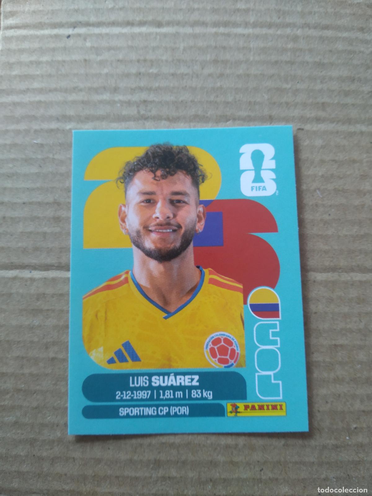 Cromos de f&uacute;tbol: COL 19 LUIS SUAREZ COLOMBIA CROMO FUTBOL PANINI MUNDIAL 2026 WORLD CUP COPA DEL MUNDO