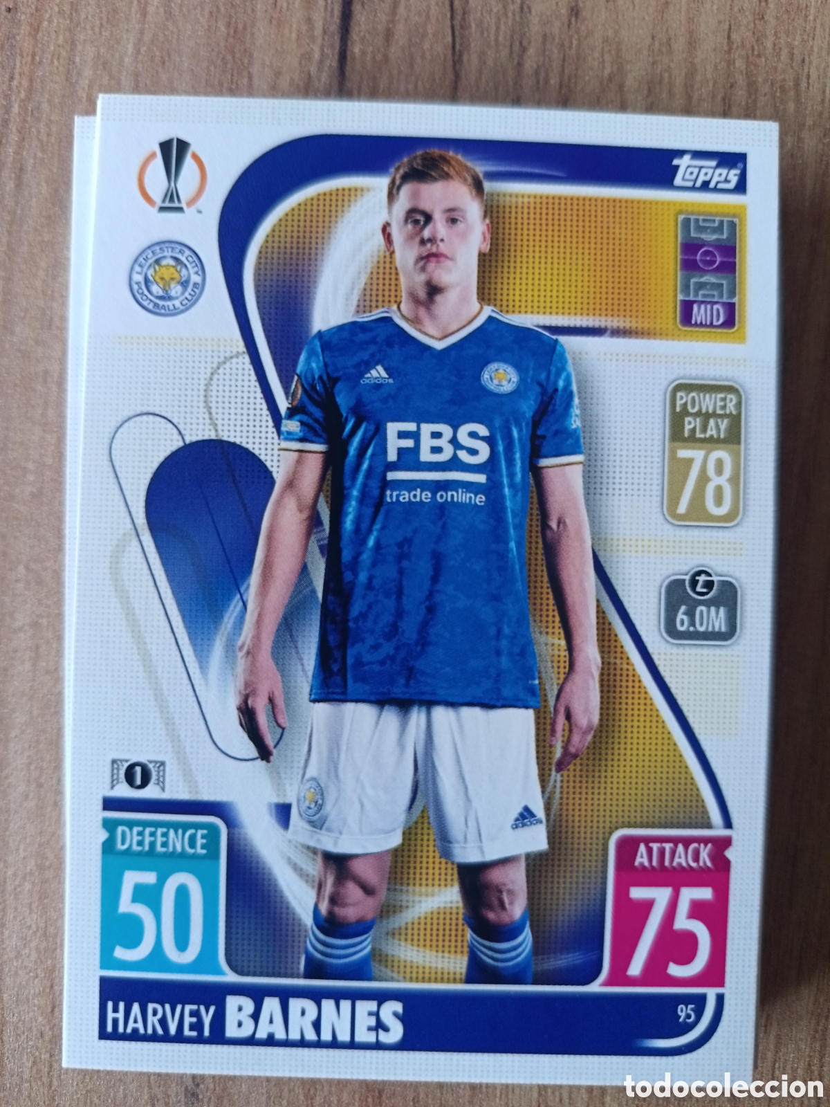 Cromos de f&uacute;tbol: 95 Barnes CHAMPIONS LEAGUE MATCH ATTAX TOPPS 2021-2022 21-22
