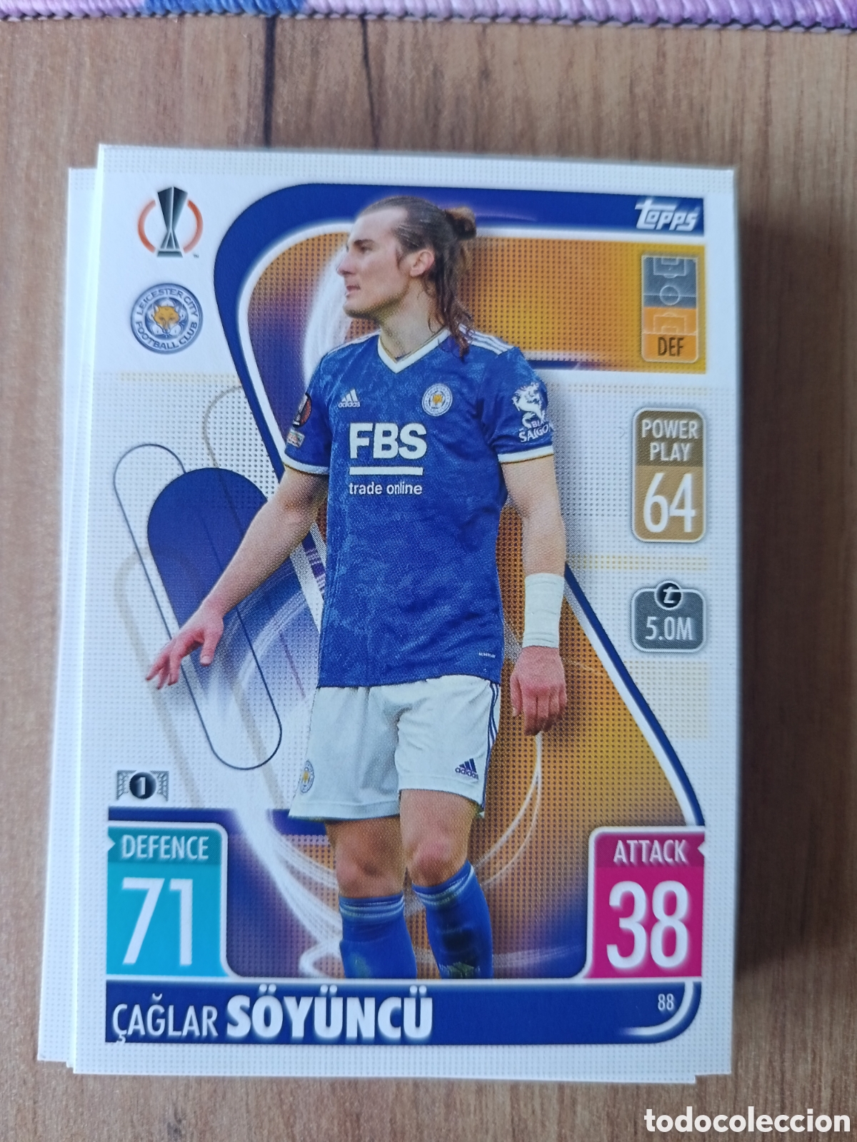 Cromos de f&uacute;tbol: 88 Soyuncu CHAMPIONS LEAGUE MATCH ATTAX TOPPS 2021-2022 21-22