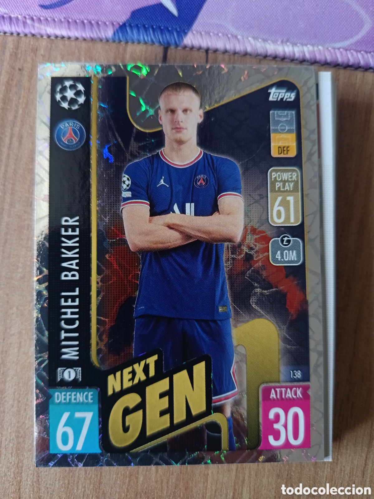 Figurine di Calcio: 138 Bakker CHAMPIONS LEAGUE MATCH ATTAX TOPPS 2021-2022 21-22