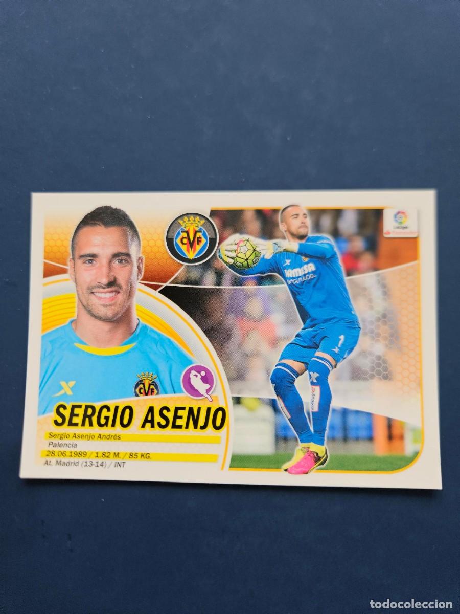 Cromos de f&uacute;tbol: N&ordm; 1 SERGIO ASENJO VILLARREAL LOGO NUEVO LIGA ESTE 16 17 2016 2017 SIN PEGAR NUNCA PEGADO