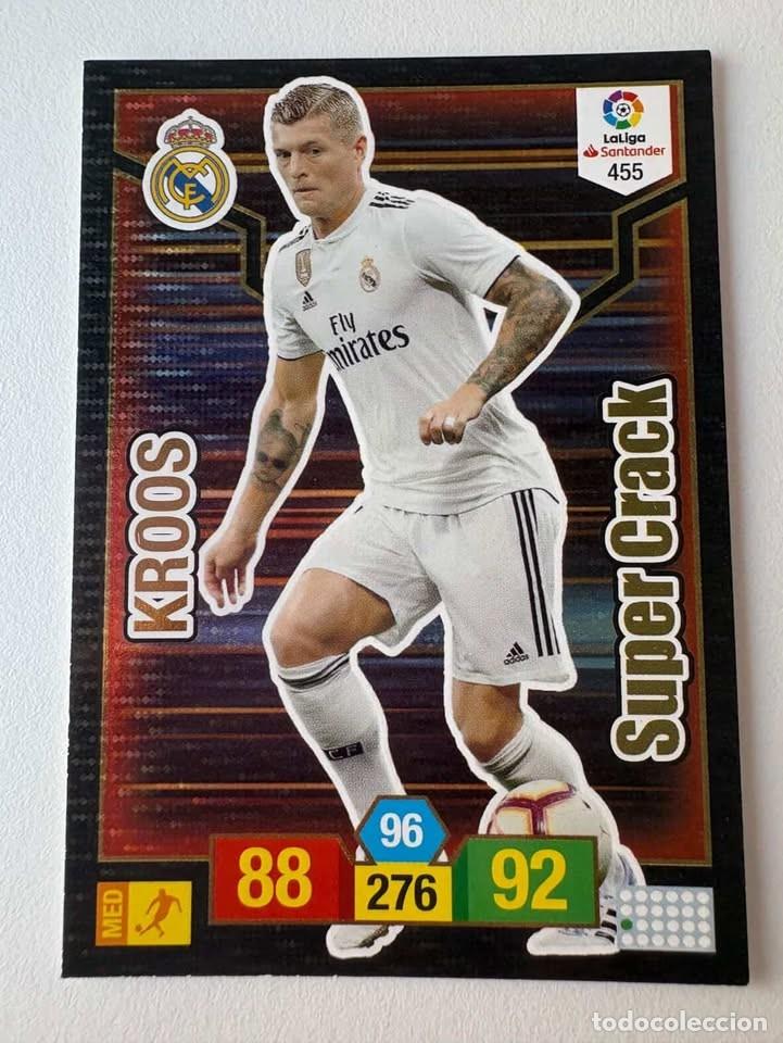 Cromos de f&uacute;tbol: Kroos Real Madrid Super Crack 455 Adrenalyn 2018-19
