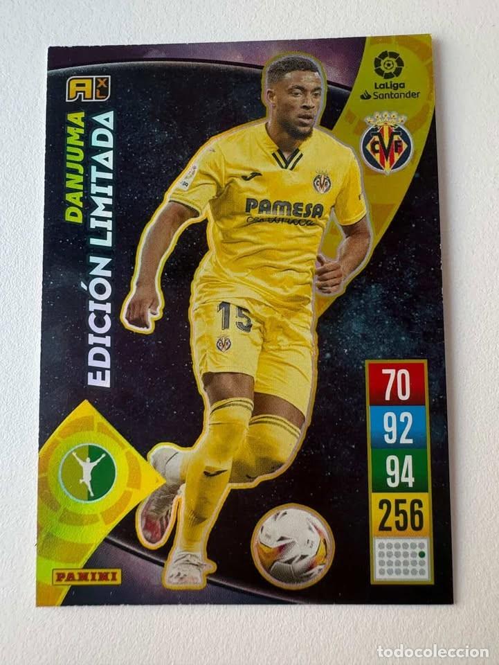 Cromos de f&uacute;tbol: Danjuma Villareal Edici&oacute;n Limitada Adrenalyn 2021-22