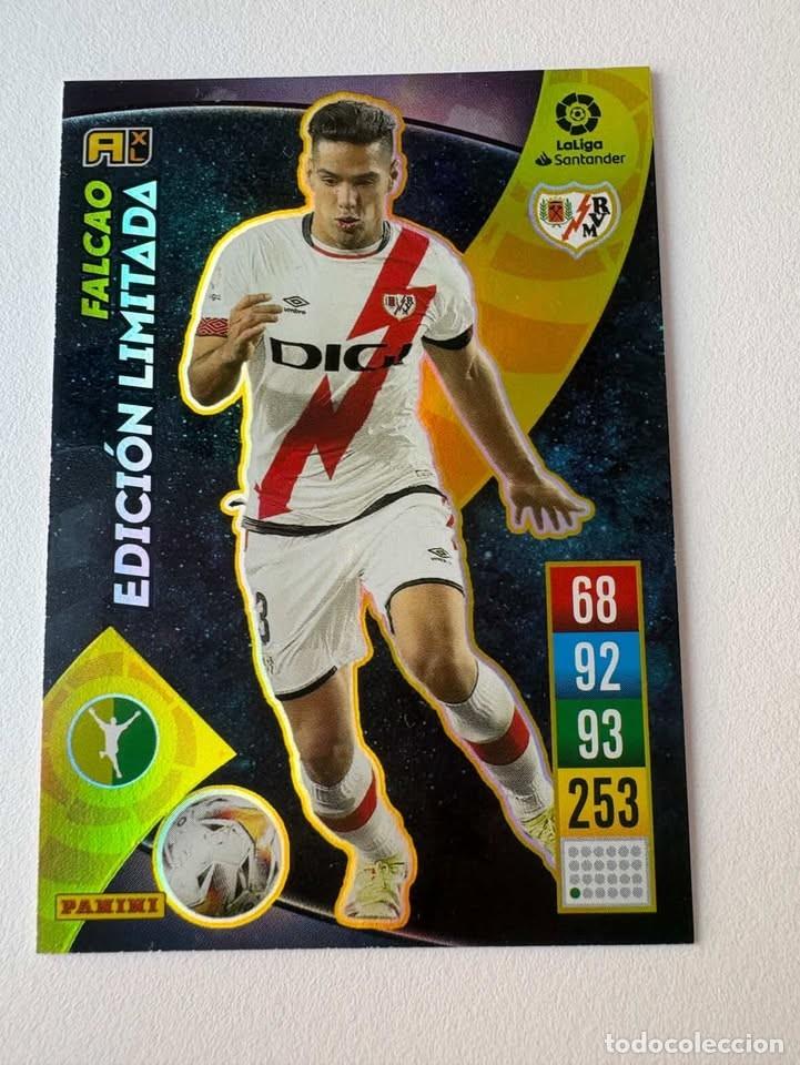 Cromos de f&uacute;tbol: Falcao Rayo Vallecano Edici&oacute;n Limitada Adrenalyn 2021-22