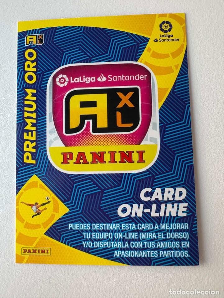 Cromos de f&uacute;tbol: Card On-Line Premium Oro Adrenalyn 2021-22