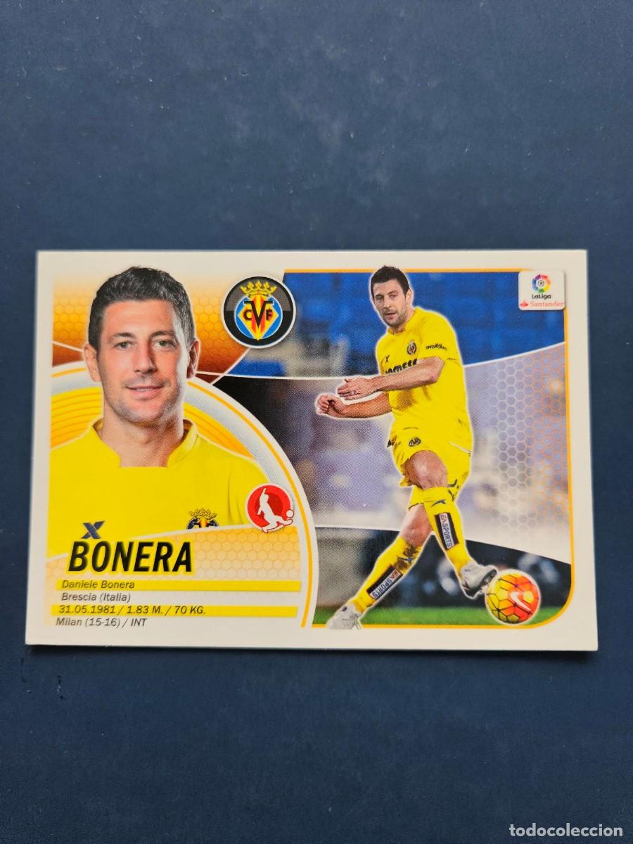 Cromos de f&uacute;tbol: N&ordm; 4B BONERA VILLARREAL LOGO NUEVO LIGA ESTE 16 17 2016 2017 SIN PEGAR NUNCA PEGADO