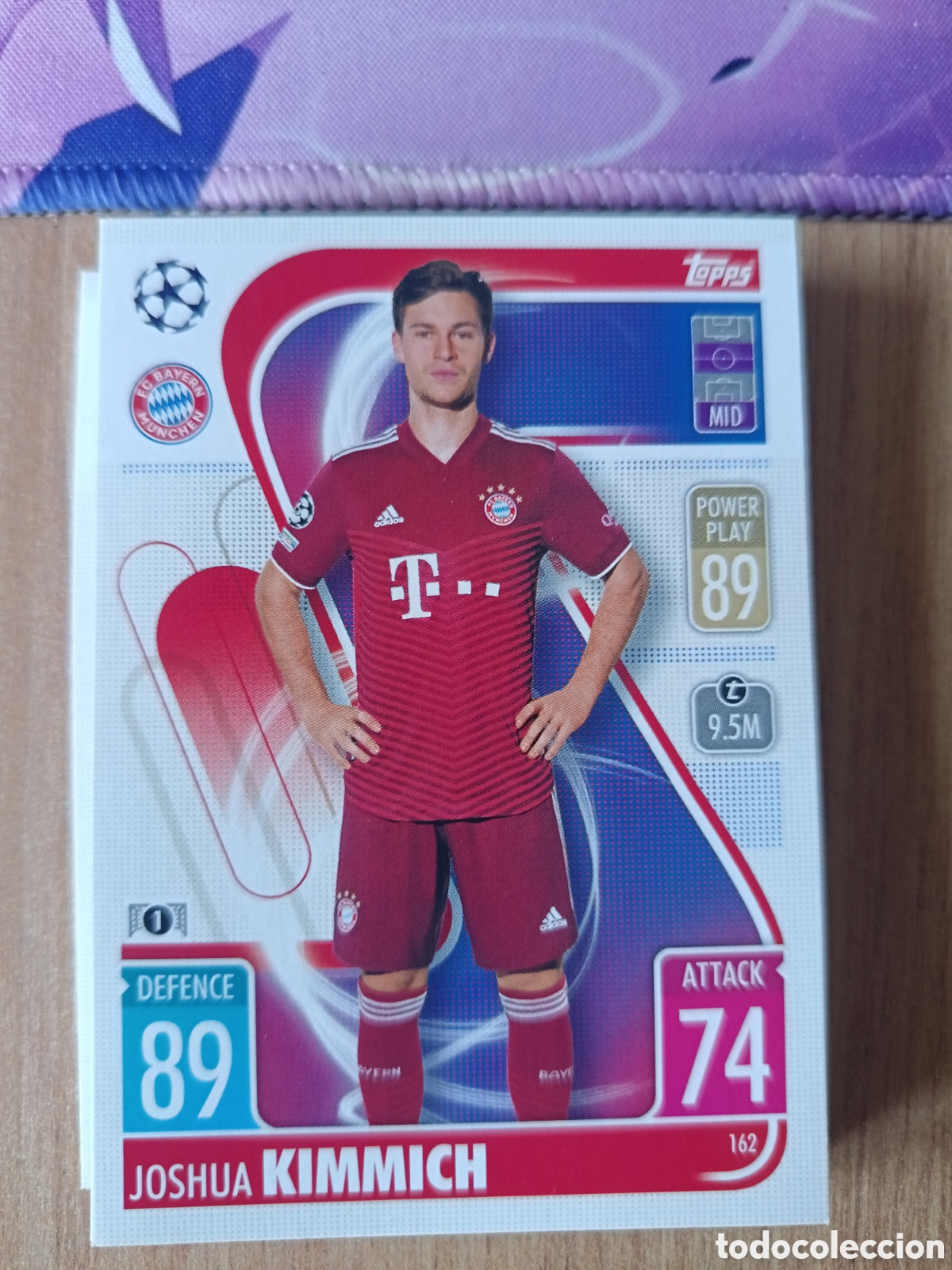 Cartes &agrave; collectionner de Football: 162 Kimmich CHAMPIONS LEAGUE MATCH ATTAX TOPPS 2021-2022 21-22