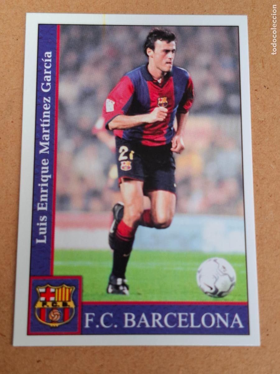 Cartes &agrave; collectionner de Football: MUNDICROMO 2001 2002 01 02 - 74 LUIS ENRIQUE - FC. BARCELONA