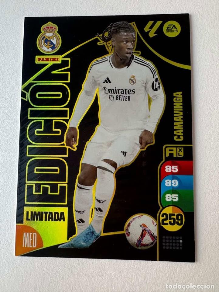 Cartes &agrave; collectionner de Football: Camavinga Real Madrid Edici&oacute;n Limitada Adrenalyn 2024-25