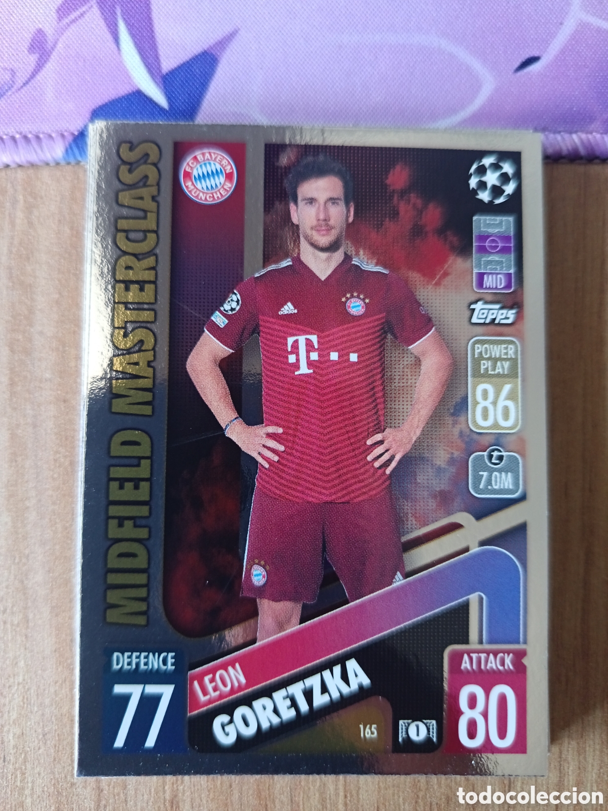 Cartes &agrave; collectionner de Football: 165 Goretzka CHAMPIONS LEAGUE MATCH ATTAX TOPPS 2021-2022 21-22