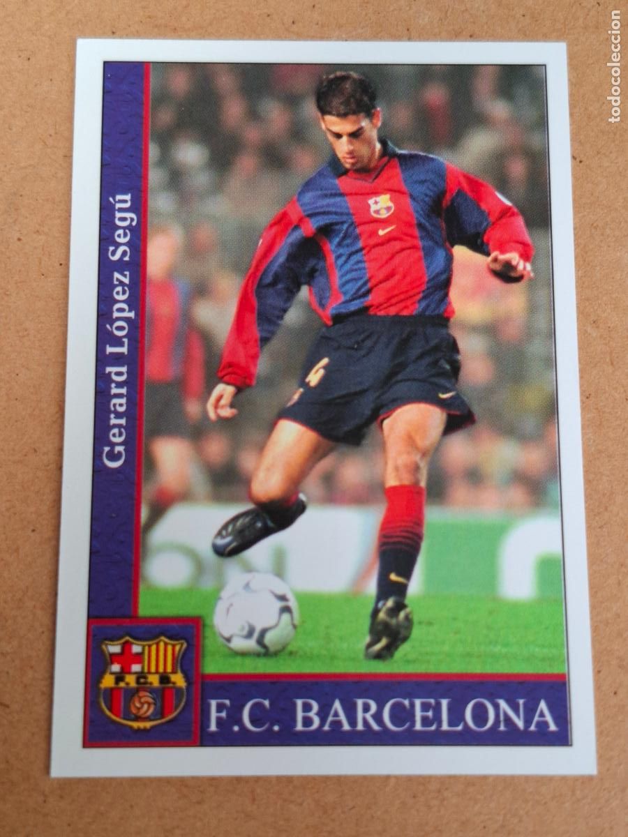 Cromos de f&uacute;tbol: MUNDICROMO 2001 2002 01 02 - 75 GERARD - FC. BARCELONA