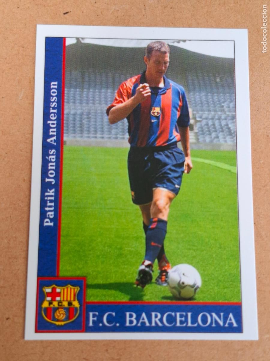Cromos de f&uacute;tbol: MUNDICROMO 2001 2002 01 02 - 76 ANDERSSON - FC. BARCELONA