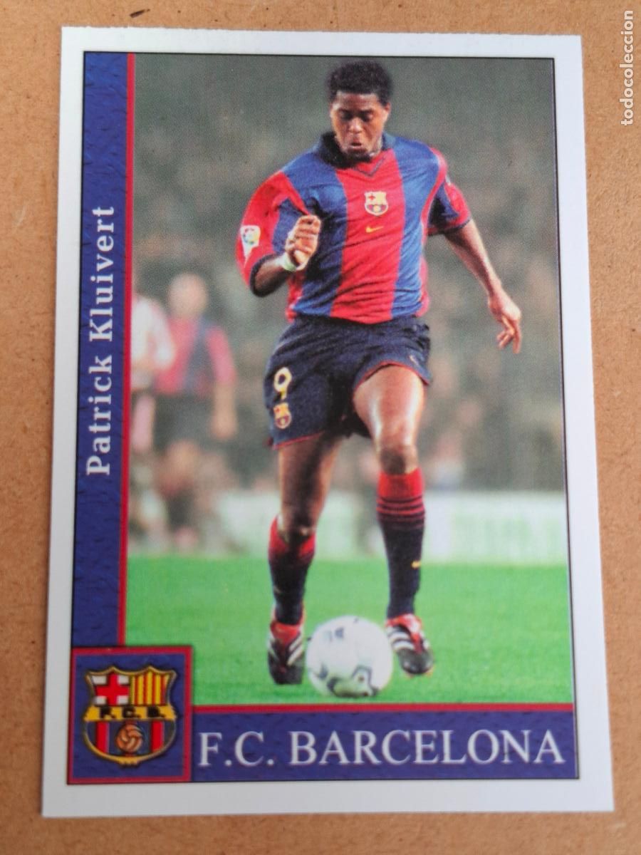 Cromos de f&uacute;tbol: MUNDICROMO 2001 2002 01 02 - 81 KLUIVERT - FC. BARCELONA