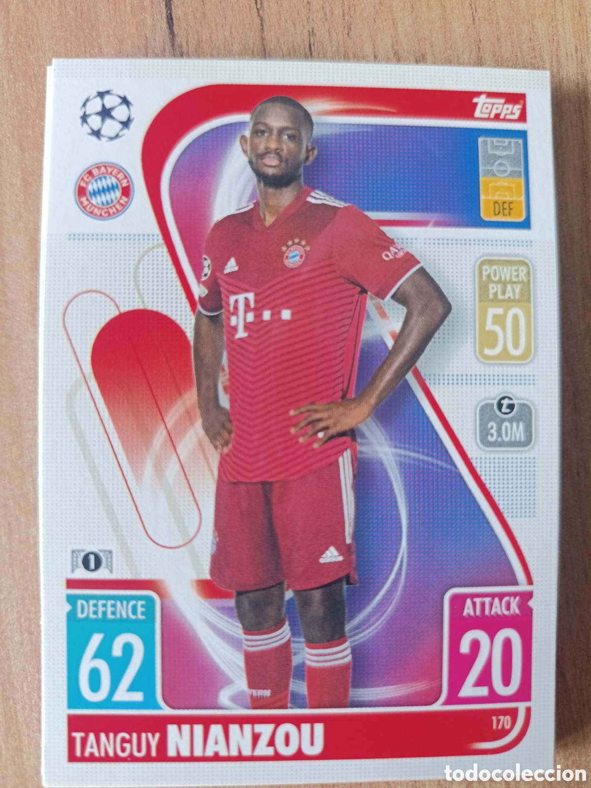 Cromos de f&uacute;tbol: 170 Nianzou CHAMPIONS LEAGUE MATCH ATTAX TOPPS 2021-2022 21-22