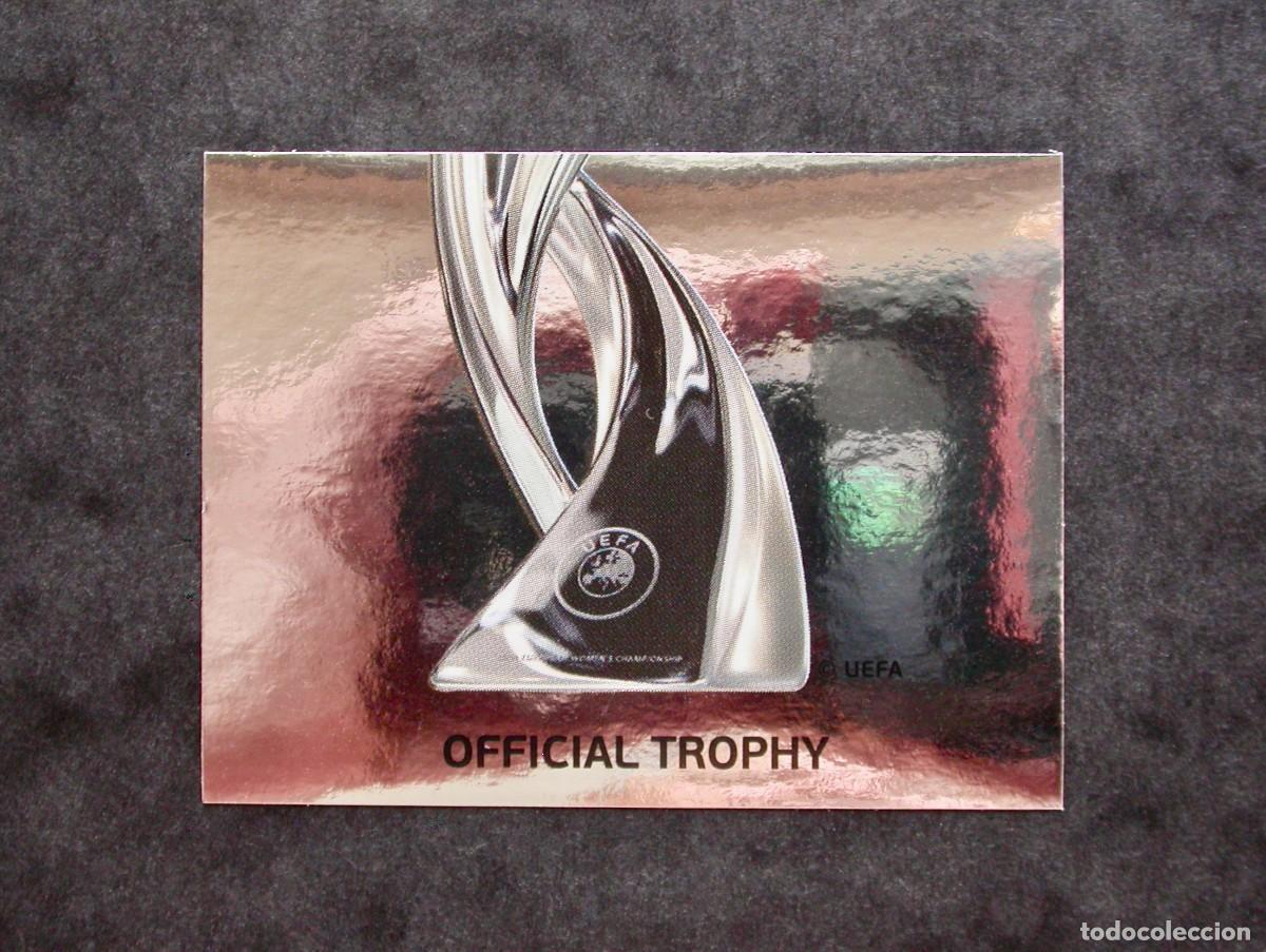 Cromos de f&uacute;tbol: 3 TROFEO OFICIAL / UEFA EURO WOMEN'S 2022 / ENGLAND / PANINI