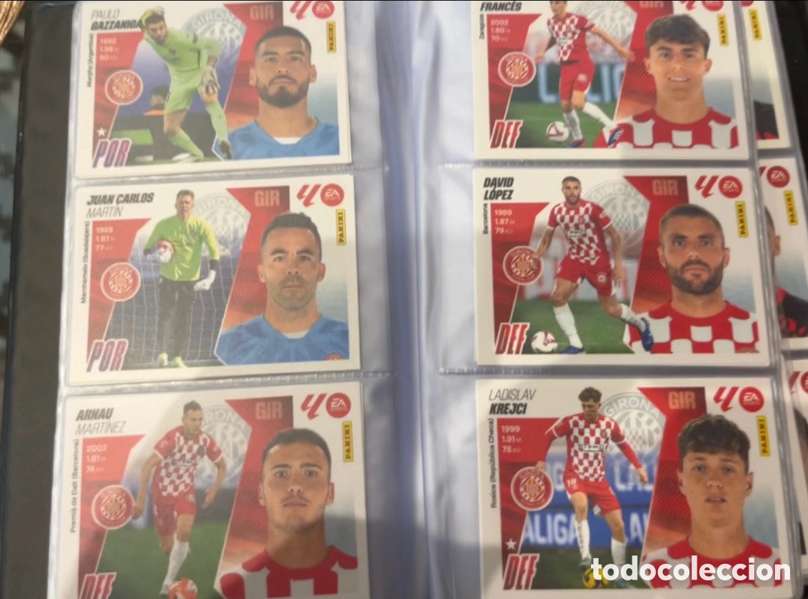 Cromos de f&uacute;tbol: GIRONA LOTE EQUIPO LIGA ESTE EDICIONES ESTE 2025 2026 25 26 PANINI