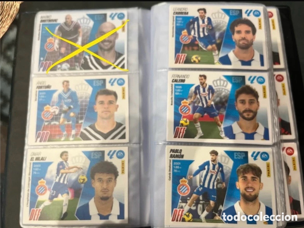 Cromos de f&uacute;tbol: ESPANYOL ESPA&Ntilde;OL LOTE EQUIPO LIGA ESTE EDICIONES ESTE 2025 2026 25 26 PANINI