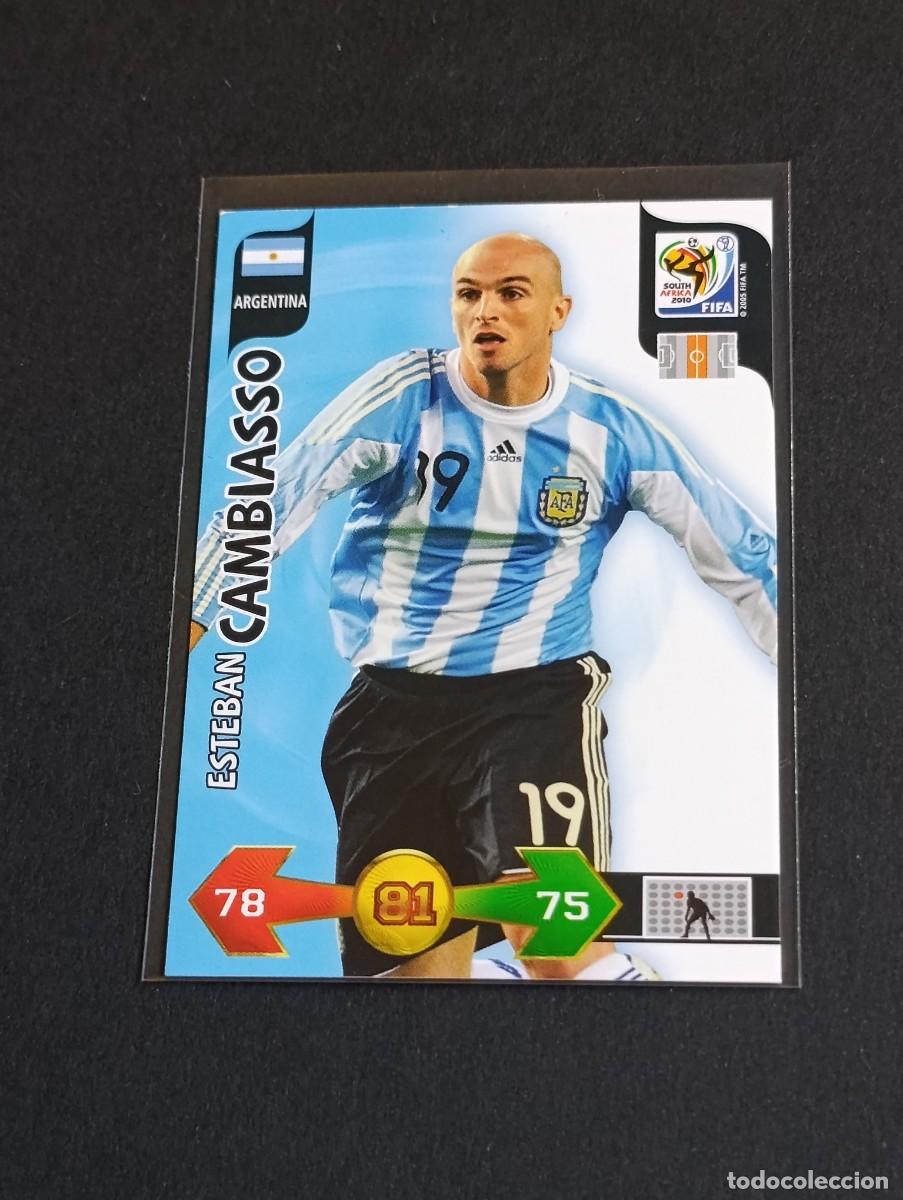 Cromos de f&uacute;tbol: CAMBAISSO ARGENTINA - ADRENALYN XL MUNDIAL SUD&Aacute;FRICA 2010 PANINI FIFA WC 2010 WORLD CUP