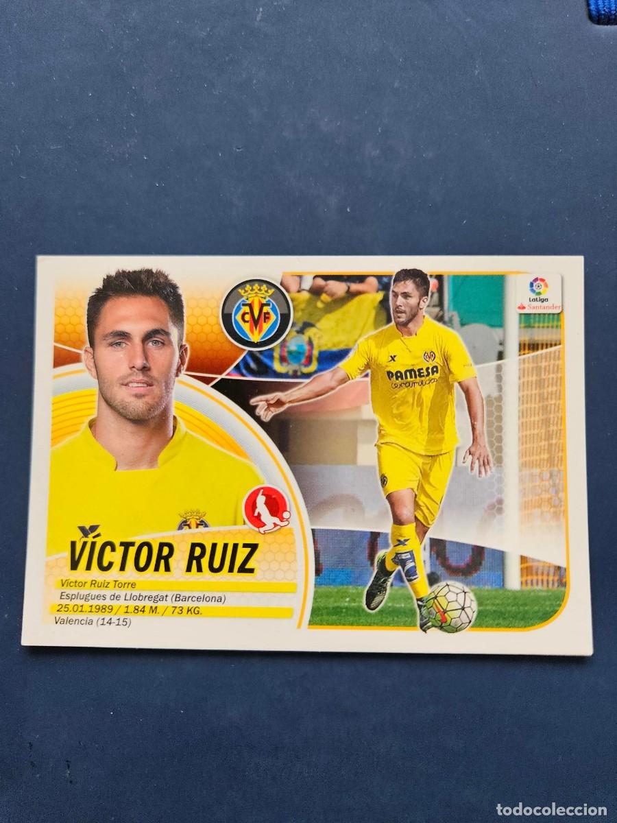 Cromos de Futebol: N&ordm; 6 VICTOR RUIZ VILLARREAL LOGO NUEVO LIGA ESTE 16 17 2016 2017 SIN PEGAR NUNCA PEGADO
