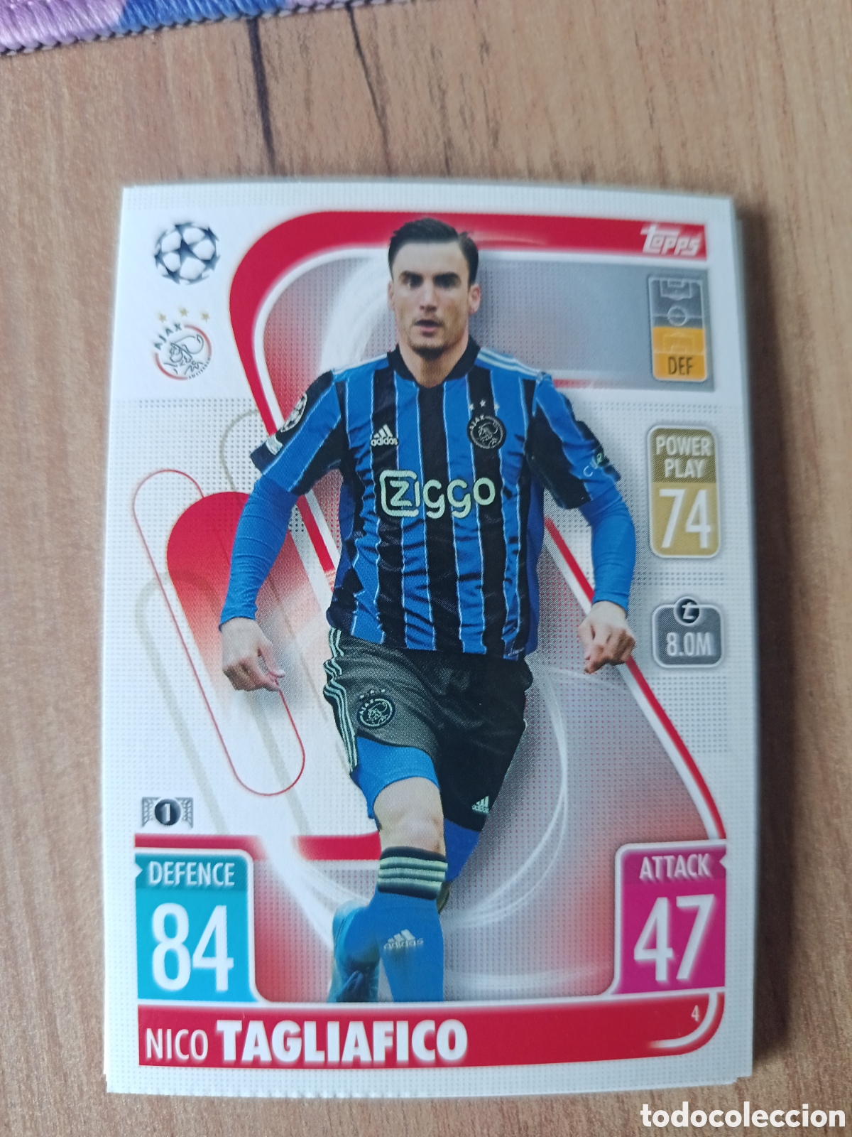 Cromos de Futebol: 4 Tagliafico CHAMPIONS LEAGUE MATCH ATTAX TOPPS 2021-2022 21-22