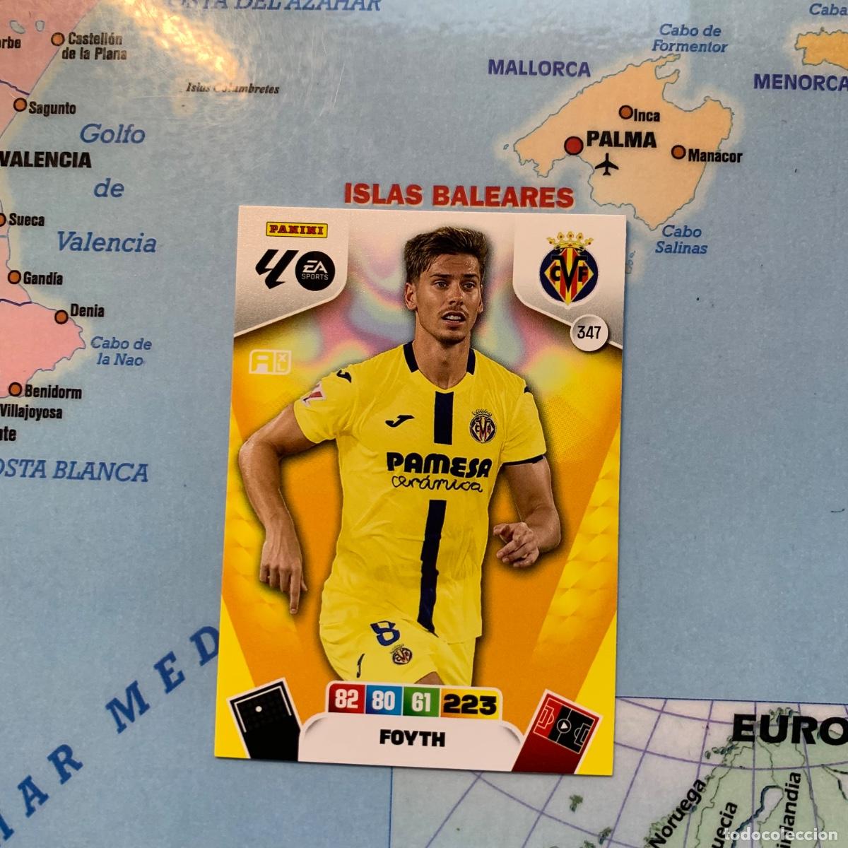 Football Stickers: Foyth n&uacute;mero 347 del Villarreal cromo adrenalyn XL 25-26 2025-2026