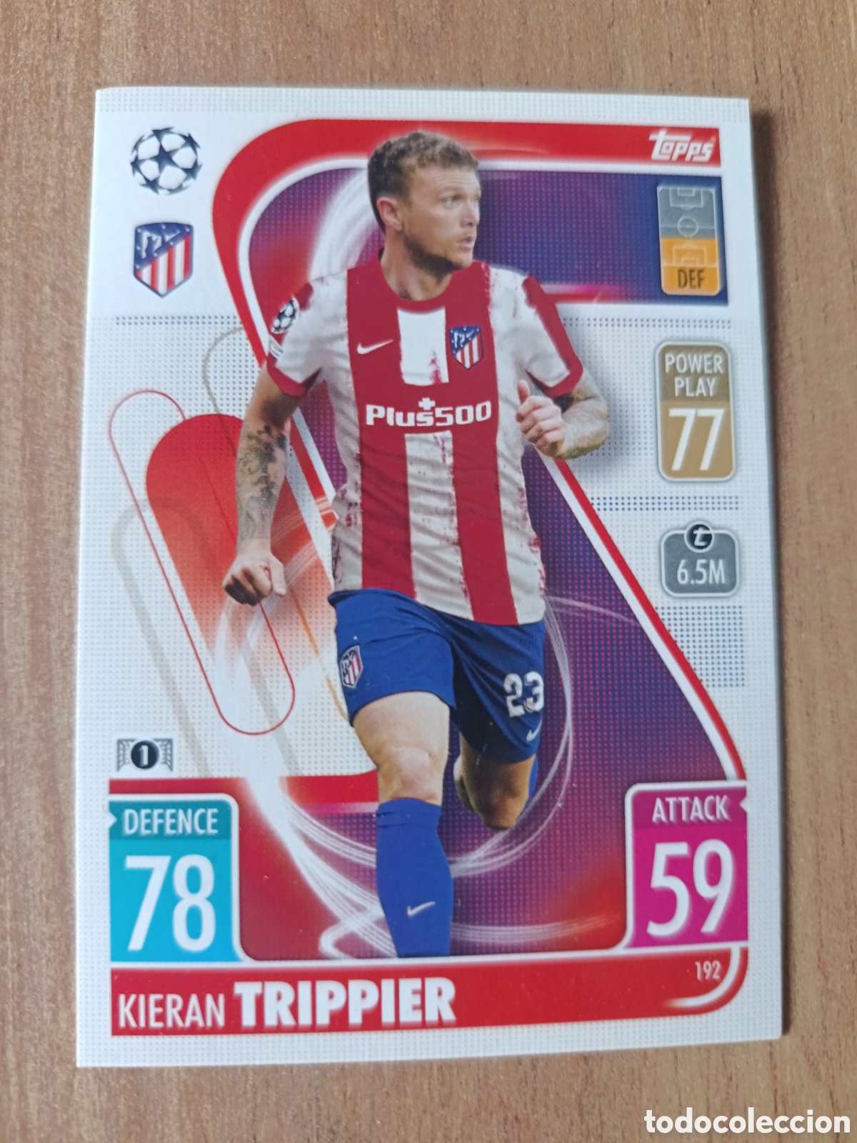 Cromos de f&uacute;tbol: 192 Trippier CHAMPIONS LEAGUE MATCH ATTAX TOPPS 2021-2022 21-22