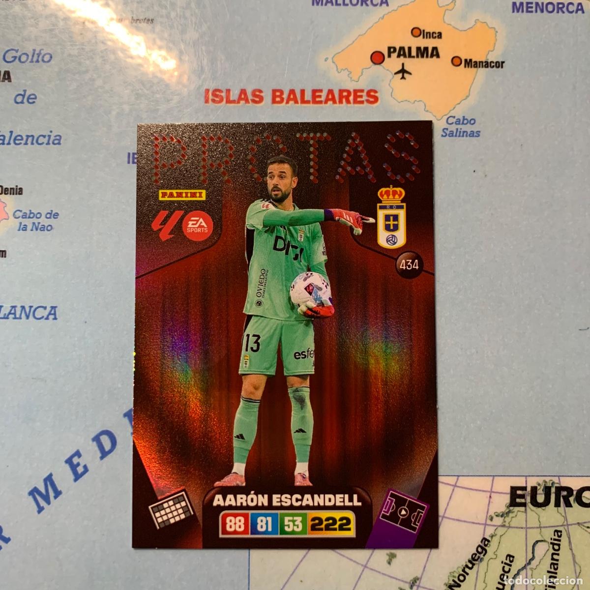 Cromos de f&uacute;tbol: Aaron Escandell Protas n&uacute;mero 434 Del Oviedo cromo adrenalyn XL 25-26 2025-2026