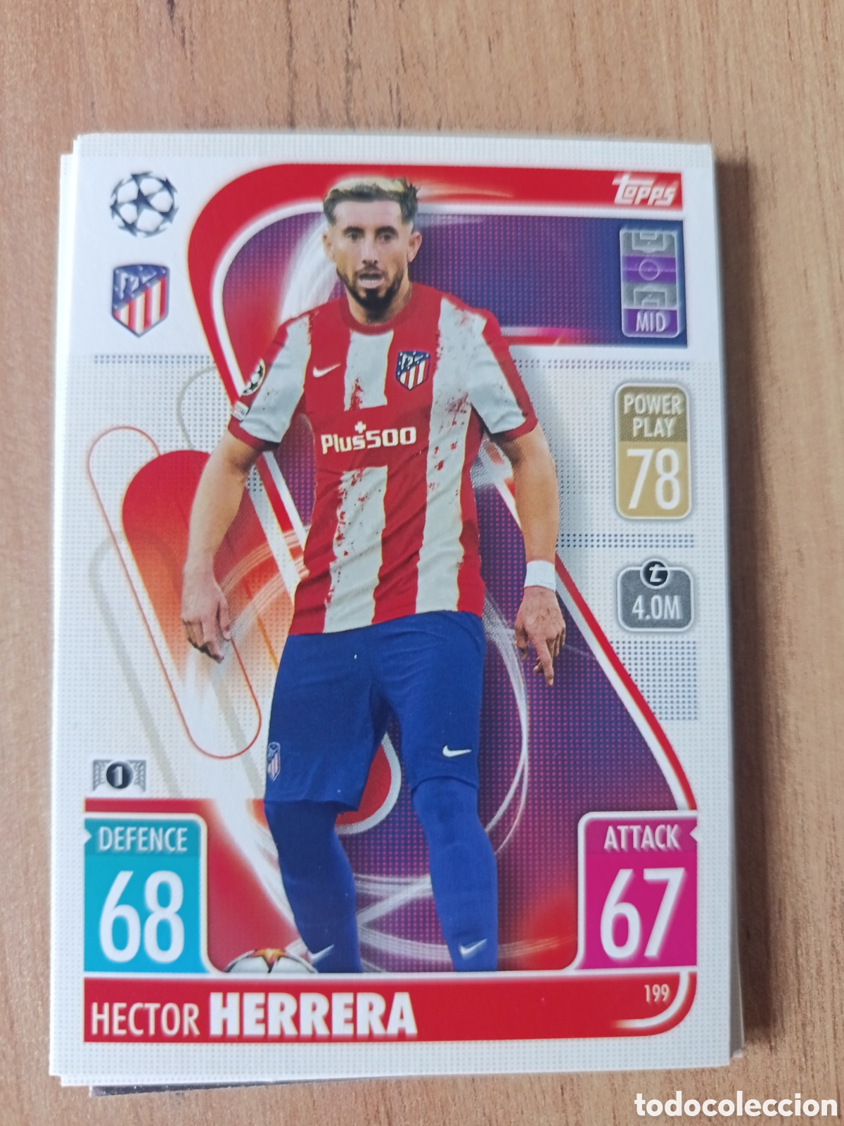 Cromos de f&uacute;tbol: 199 Herrera CHAMPIONS LEAGUE MATCH ATTAX TOPPS 2021-2022 21-22