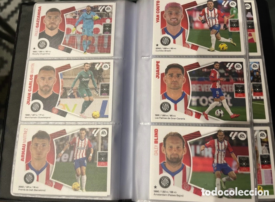 Football Stickers: GIRONA LOTE COMPLETO LIGA ESTE EDICIONES ESTE 2024 2025 24 25