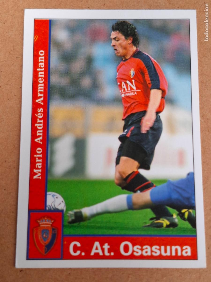Figurine di Calcio: MUNDICROMO 2001 2002 01 02 - 311 ARMENTANO ( ERROR ) - AT. OSASUNA