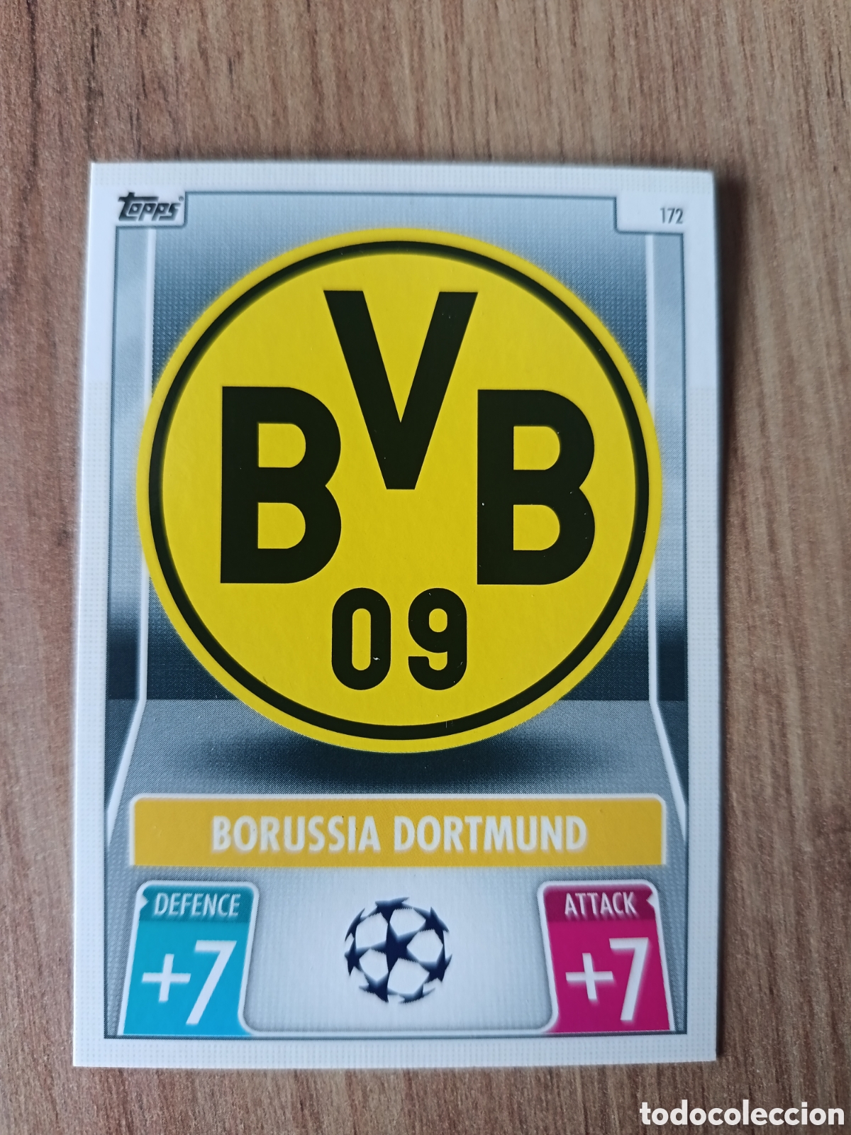 Cromos de f&uacute;tbol: 172 Escudo Borussia Dortmund CHAMPIONS LEAGUE MATCH ATTAX TOPPS 2021-2022 21-22