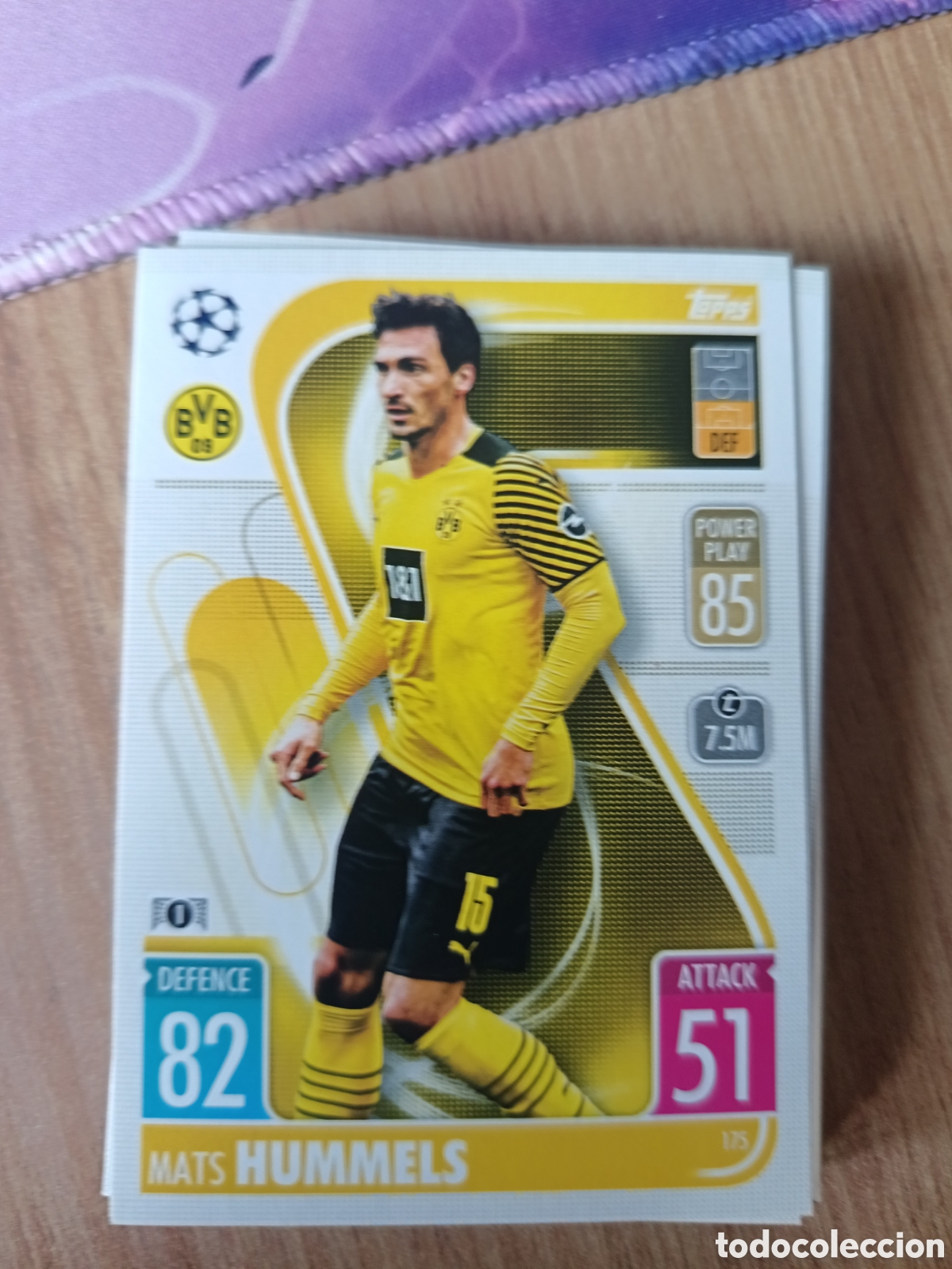 Cromos de f&uacute;tbol: 175 Hummer CHAMPIONS LEAGUE MATCH ATTAX TOPPS 2021-2022 21-22
