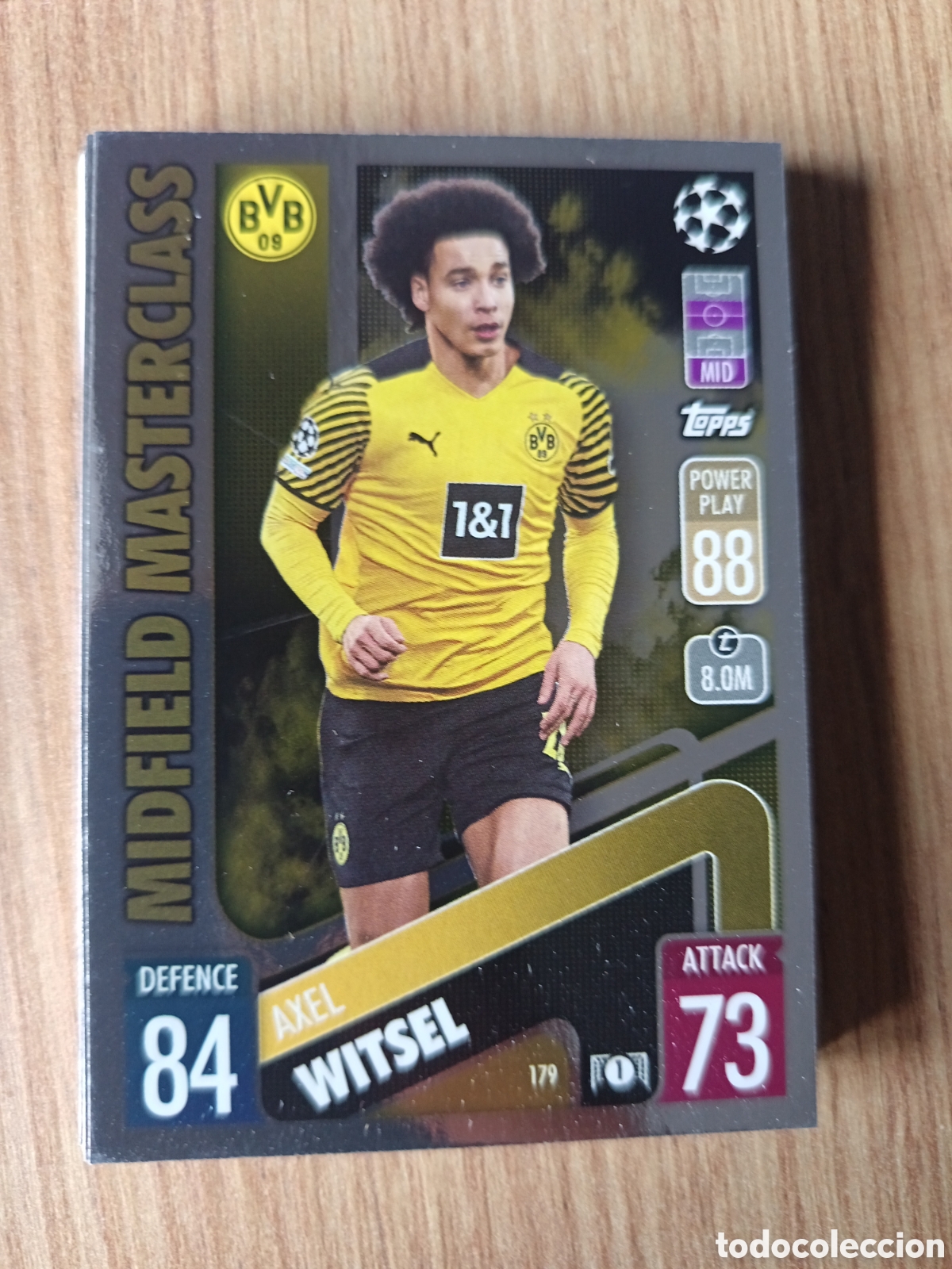 Cromos de f&uacute;tbol: 179 Witsel CHAMPIONS LEAGUE MATCH ATTAX TOPPS 2021-2022 21-22