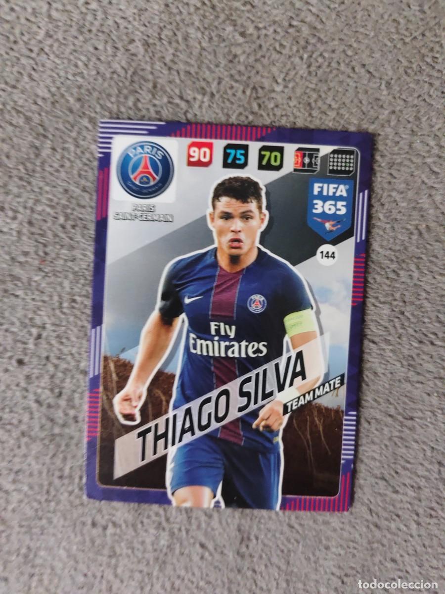 Cromos de f&uacute;tbol: 365 ADRENALYN XL 2018 144 THIAGO SILVA PARIS SAINT-GERMAIN PSG FIFA PANINI 17 2017 18 AXL AAP
