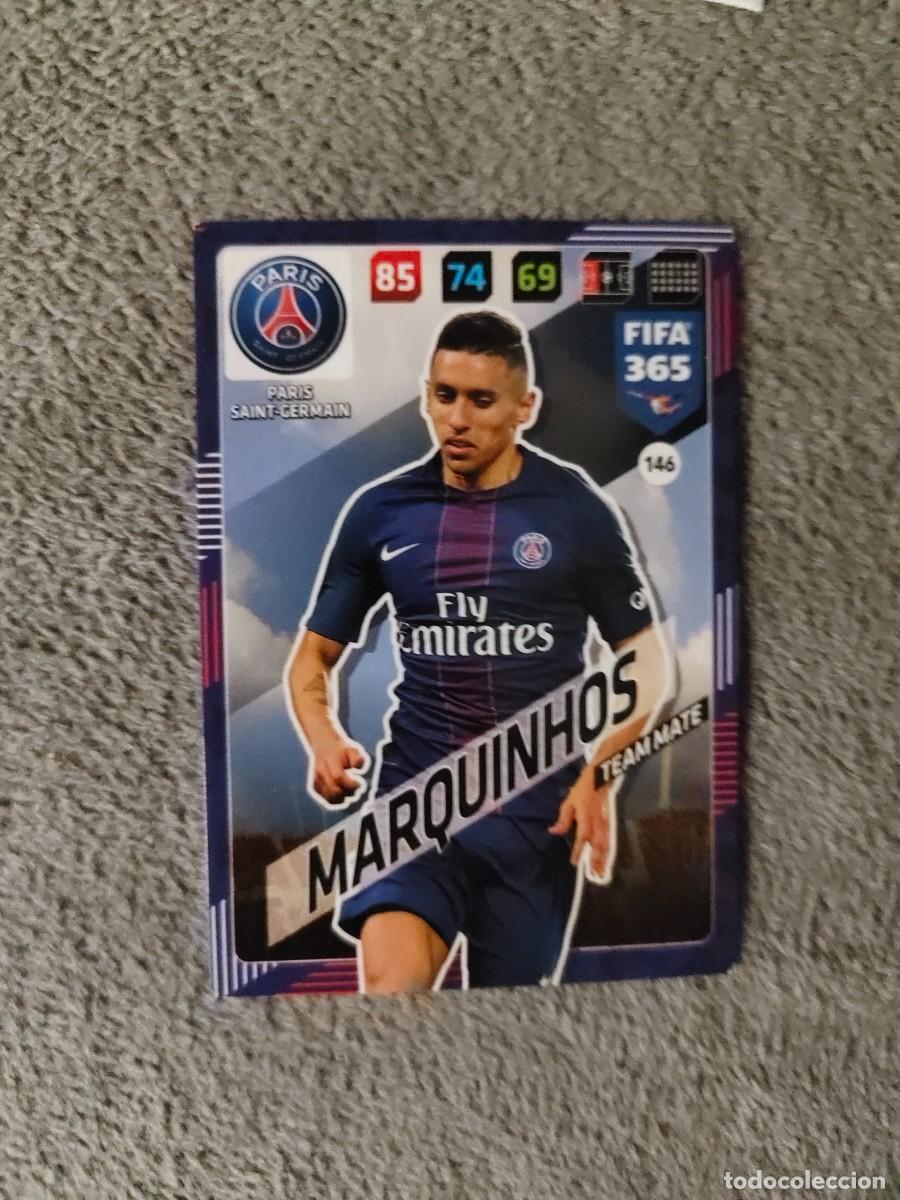 Cromos de f&uacute;tbol: 365 ADRENALYN XL 2018 146 MARQUINHOS PARIS SAINT-GERMAIN PSG FIFA PANINI 17 2017 18 AXL AAP