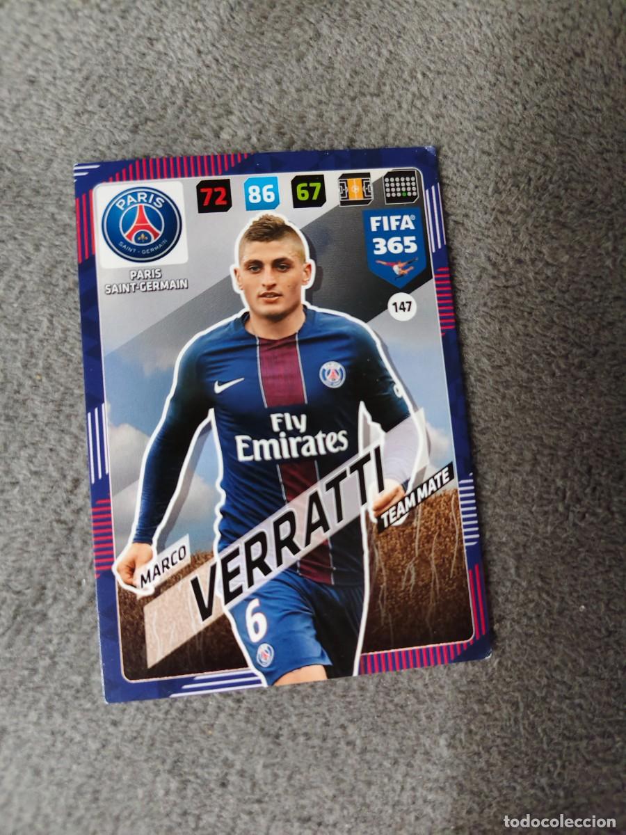 Cromos de f&uacute;tbol: 365 ADRENALYN XL 2018 147 MARCO VERRATTI PARIS SAINT-GERMAIN PSG FIFA PANINI 17 2017 18 AXL AAP
