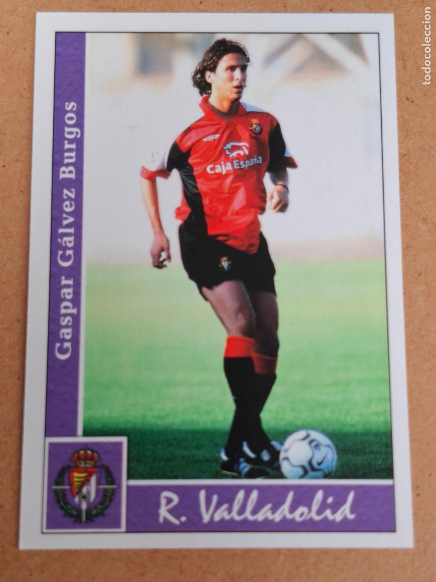 Cromos de f&uacute;tbol: MUNDICROMO 2001 2002 01 02 - 482 GASPAR - REAL VALLADOLID