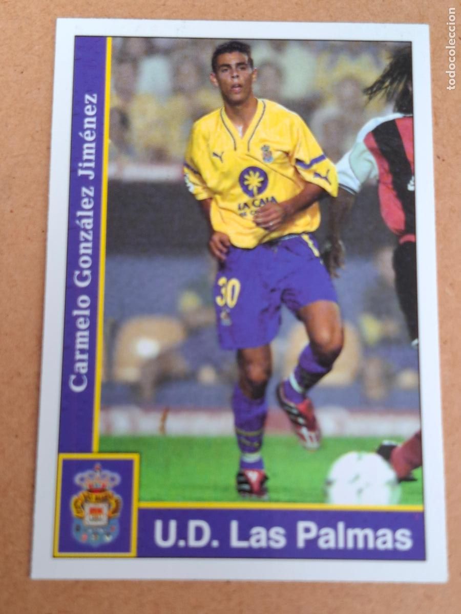Cromos de f&uacute;tbol: MUNDICROMO 2001 2002 01 02 - 501 CARMELO - U.D. LAS PALMAS