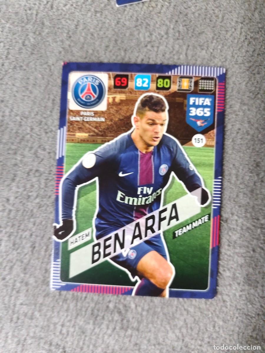 Cromos de f&uacute;tbol: 365 ADRENALYN XL 2018 151 HATEM BEN ARFA PARIS SAINT-GERMAIN PSG FIFA PANINI 17 2017 18 AXL AAP