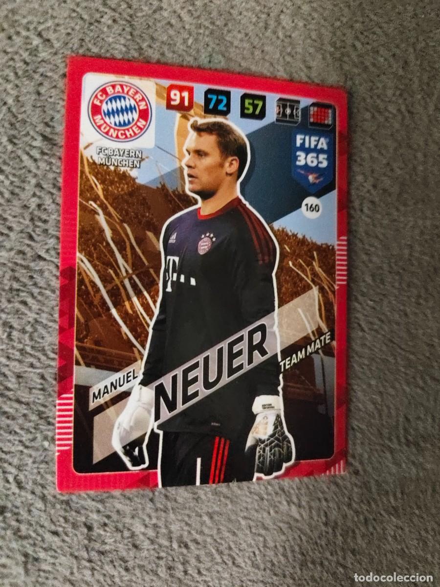 Figurine di Calcio: 365 ADRENALYN XL 2018 160 MANUEL NEUER BAYERN M&Uuml;NCHEN MUNICH FIFA PANINI 17 2017 18 AXL AAP