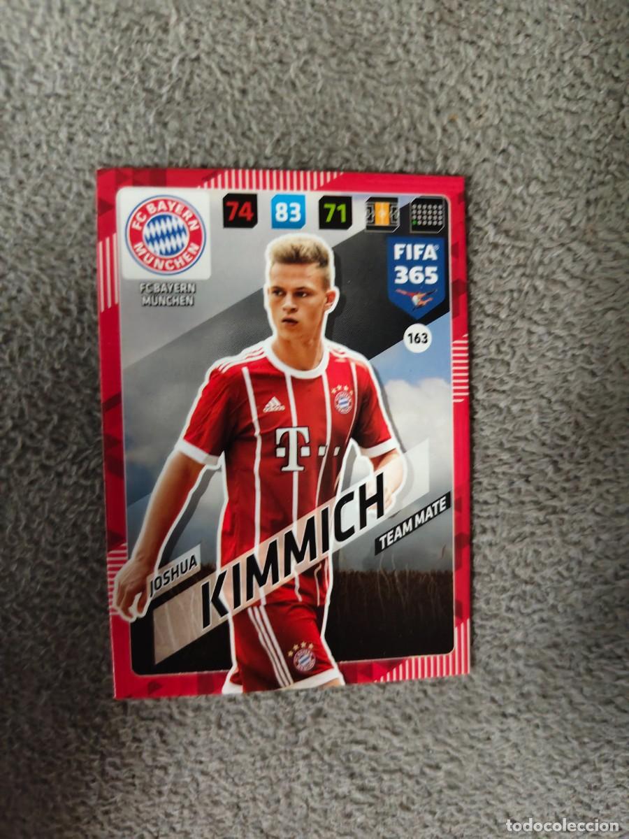 Fu&szlig;ball-Sticker: 365 ADRENALYN XL 2018 163 JOSHUA KIMMICH BAYERN M&Uuml;NCHEN MUNICH FIFA PANINI 17 2017 18 AXL AAP