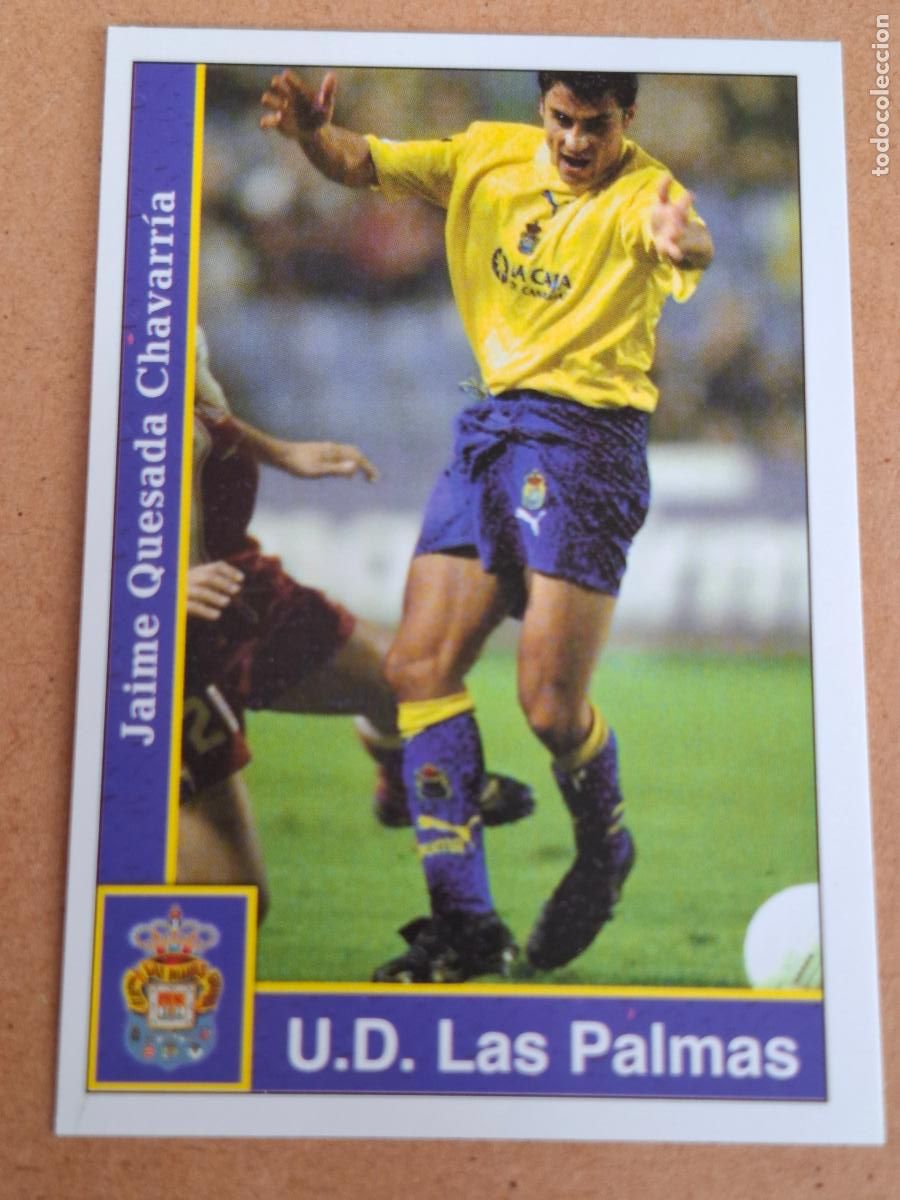 Fu&szlig;ball-Sticker: MUNDICROMO 2001 2002 01 02 - 534 JAIME QUESADA - UD. LAS PALMAS