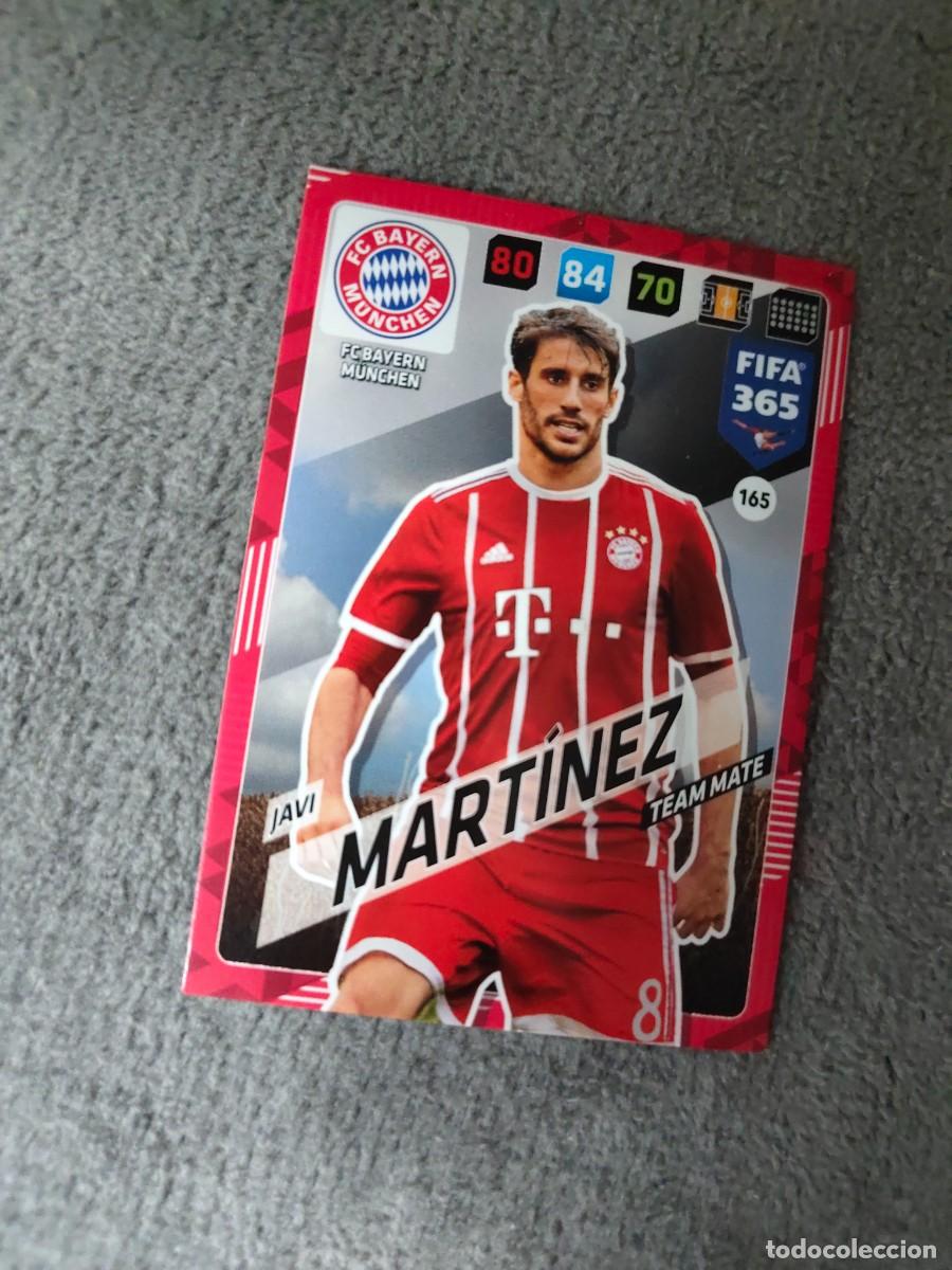 Fu&szlig;ball-Sticker: 365 ADRENALYN XL 2018 165 JAVI MART&Iacute;NEZ BAYERN M&Uuml;NCHEN MUNICH FIFA PANINI 17 2017 18 AXL AAP